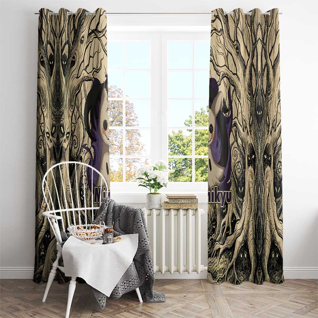 Mimikyu Forest Shadows Window Curtain Mimikyu’s Curse - Shadows Beneath the Mask