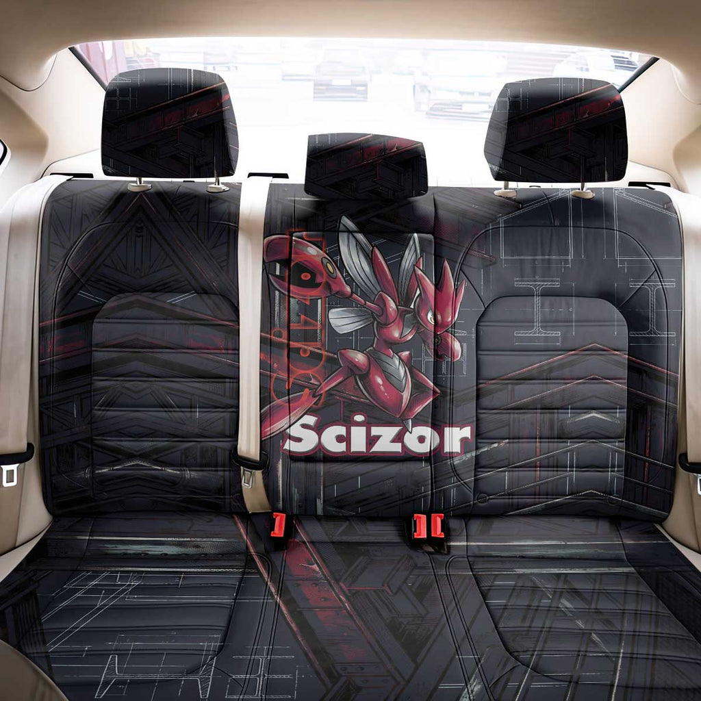 Scizor Battle Armor Back Car Seat Cover Scizor’s Domain - Claws of Precision