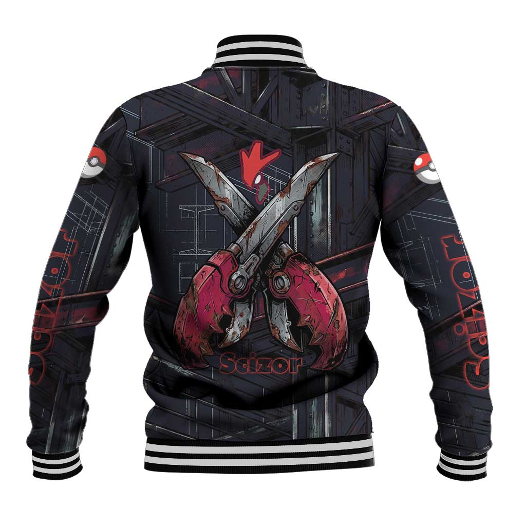 Scizor Battle Armor Baseball Jacket Scizor’s Domain - Claws of Precision