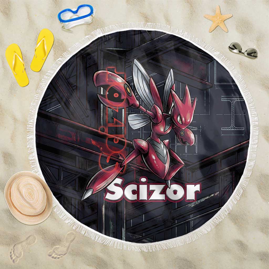 Scizor Battle Armor Beach Blanket Scizor’s Domain - Claws of Precision