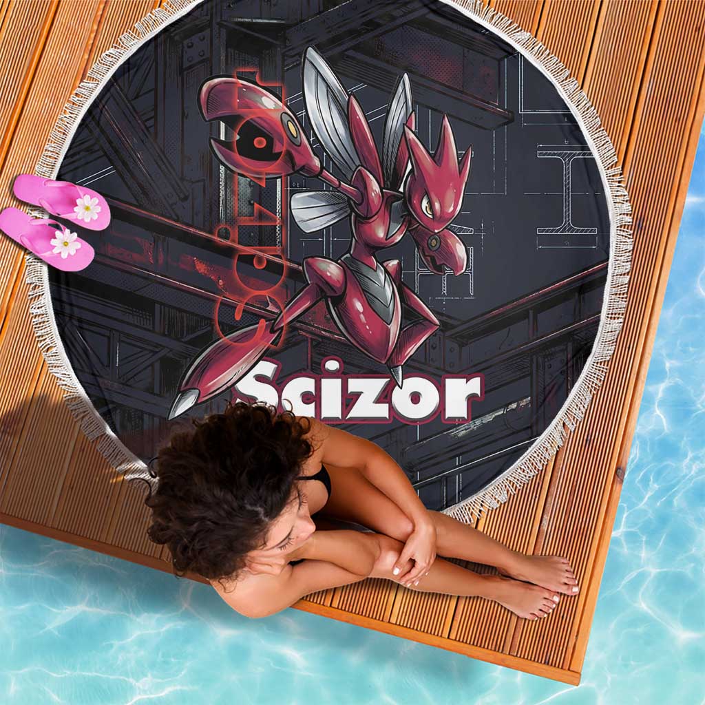 Scizor Battle Armor Beach Blanket Scizor’s Domain - Claws of Precision