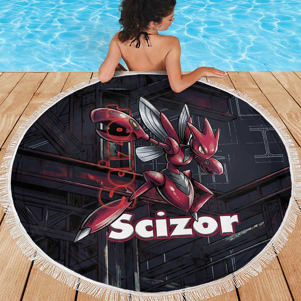 Scizor Battle Armor Beach Blanket Scizor’s Domain - Claws of Precision