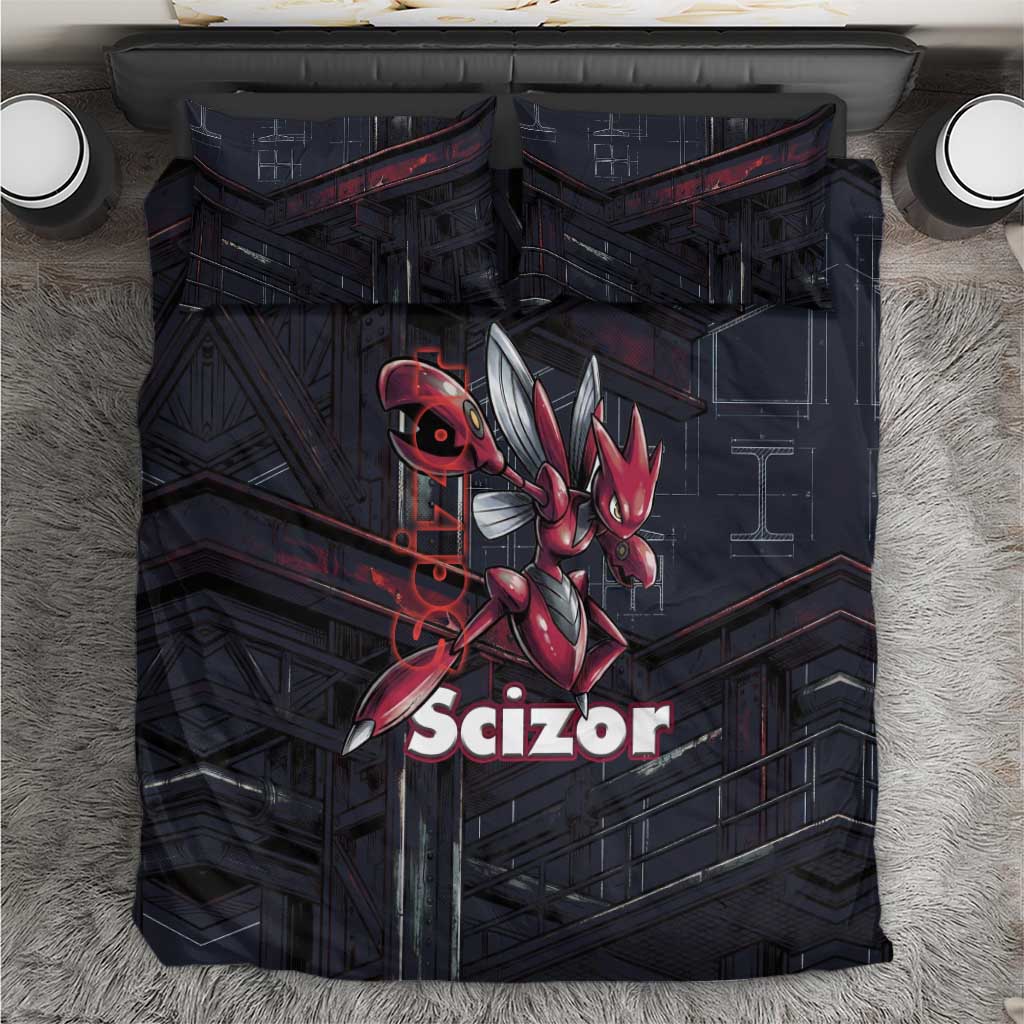 Scizor Battle Armor Bedding Set Scizor’s Domain - Claws of Precision