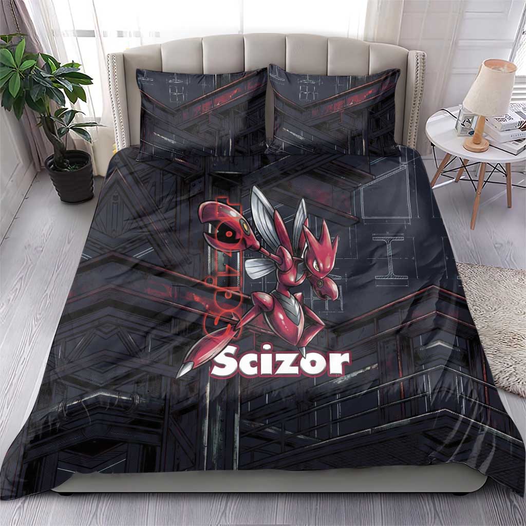 Scizor Battle Armor Bedding Set Scizor’s Domain - Claws of Precision