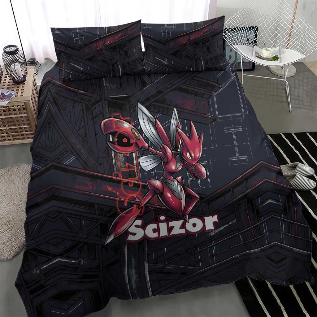 Scizor Battle Armor Bedding Set Scizor’s Domain - Claws of Precision