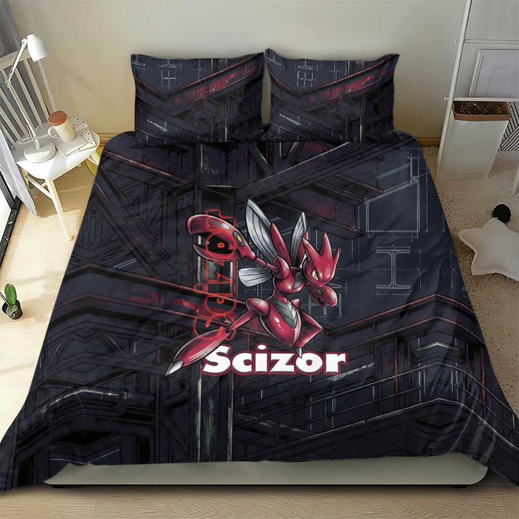 Scizor Battle Armor Bedding Set Scizor’s Domain - Claws of Precision