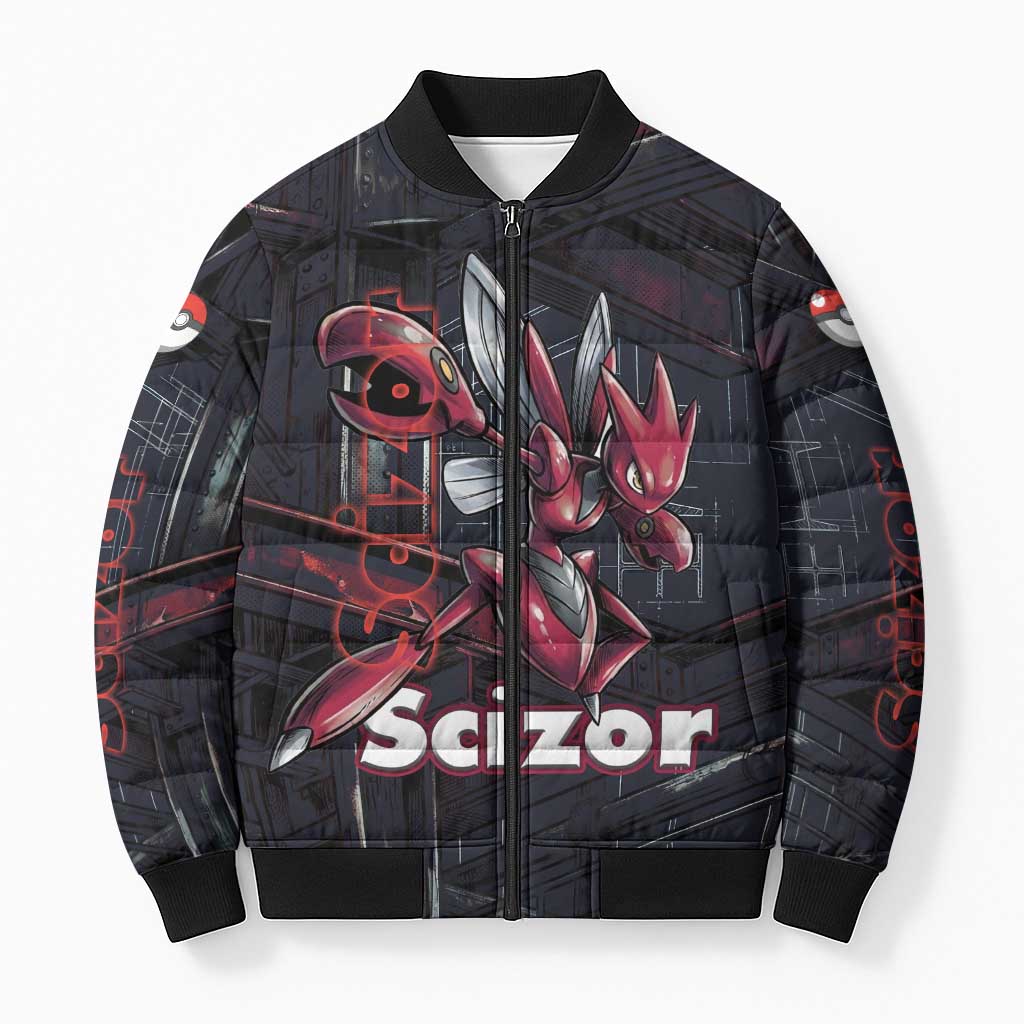 Scizor Battle Armor Bomber Puffer Jacket Scizor’s Domain - Claws of Precision