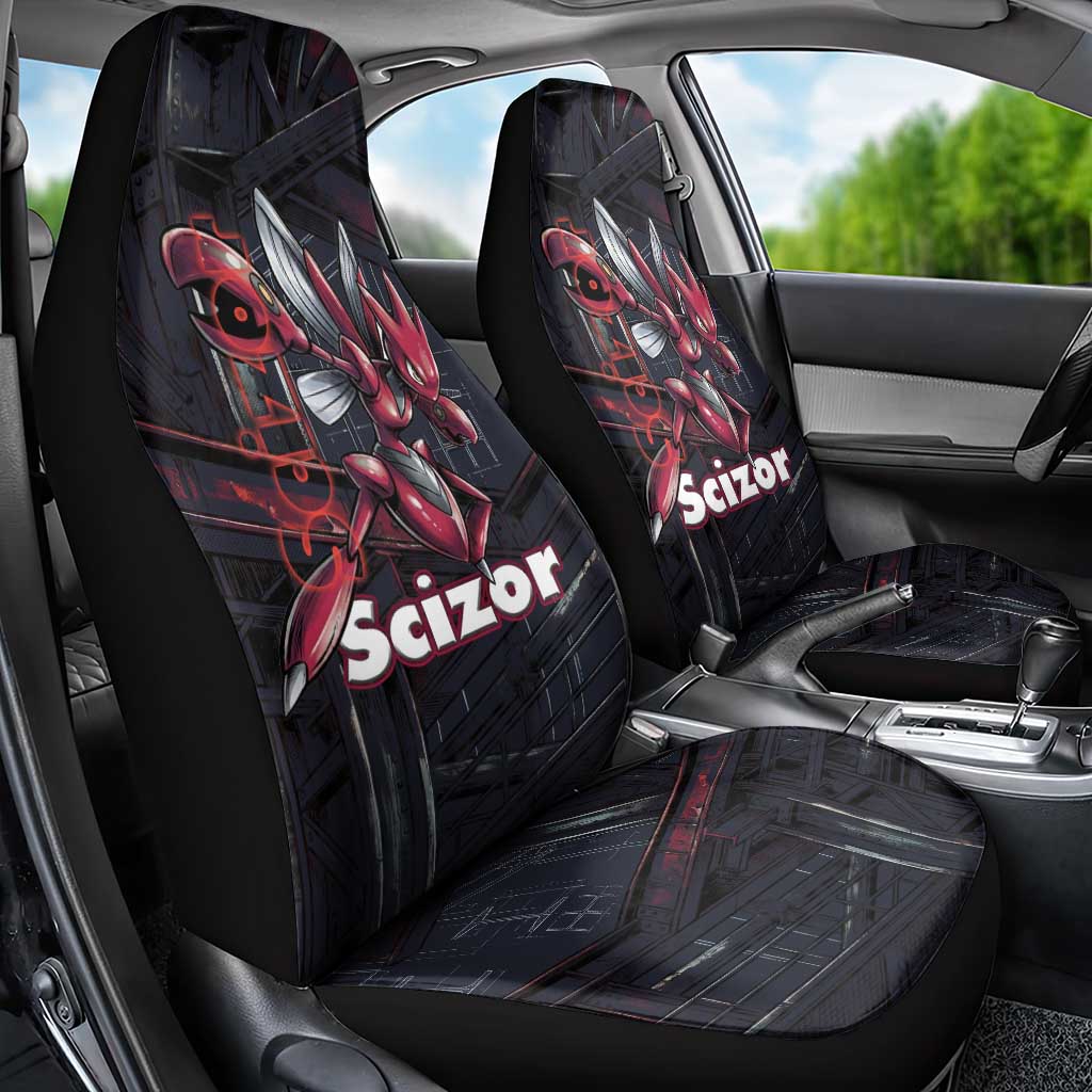 Scizor Battle Armor Car Seat Cover Scizor’s Domain - Claws of Precision