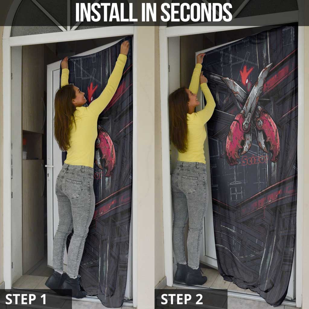 Scizor Battle Armor Door Cover Scizor’s Domain - Claws of Precision