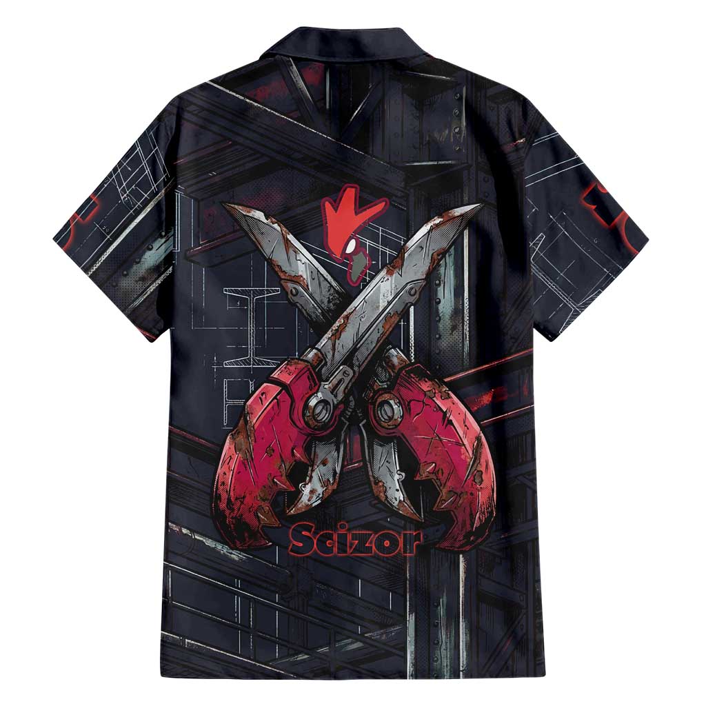 Scizor Battle Armor Family Matching Puletasi and Hawaiian Shirt Scizor’s Domain - Claws of Precision