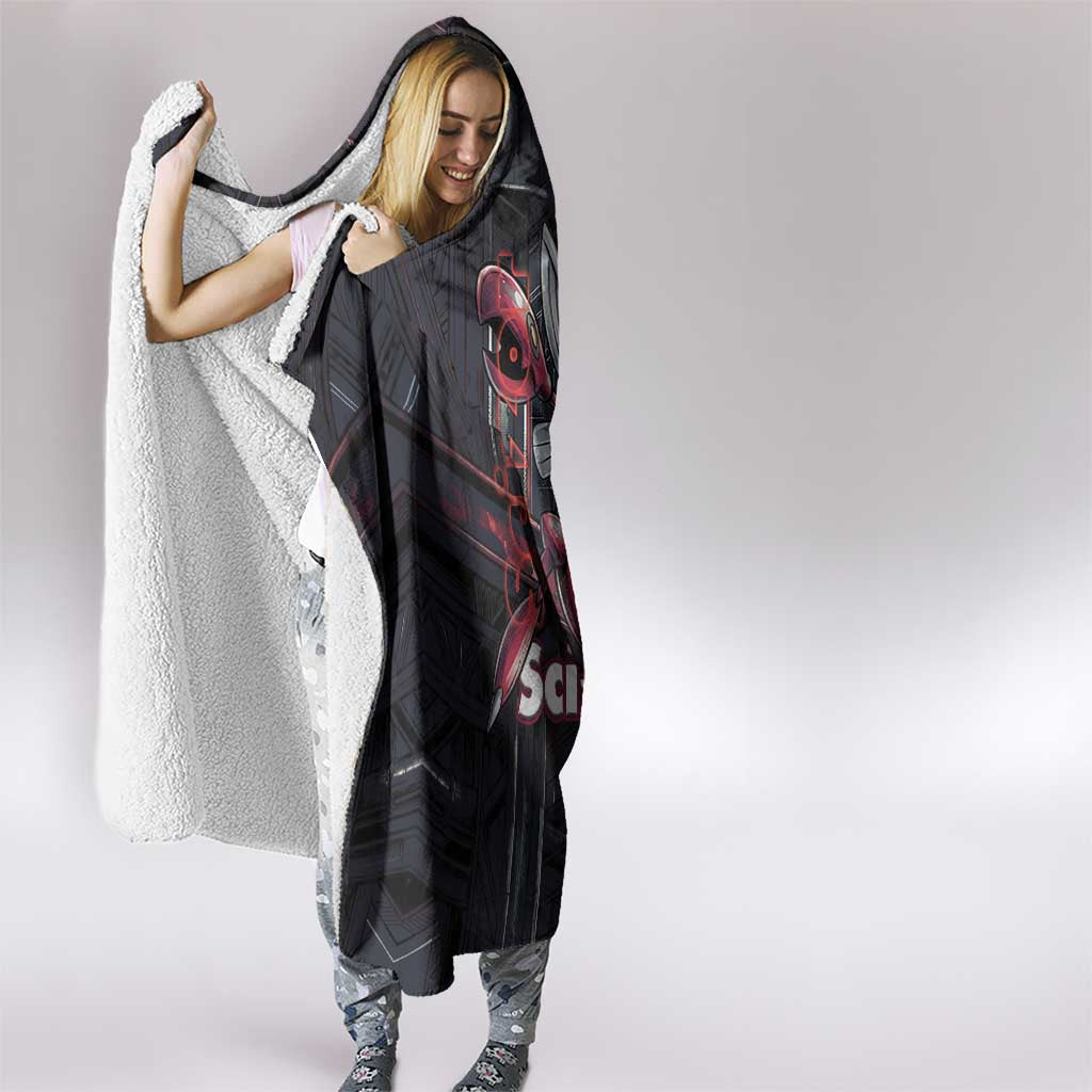 Scizor Battle Armor Hooded Blanket Scizor’s Domain - Claws of Precision