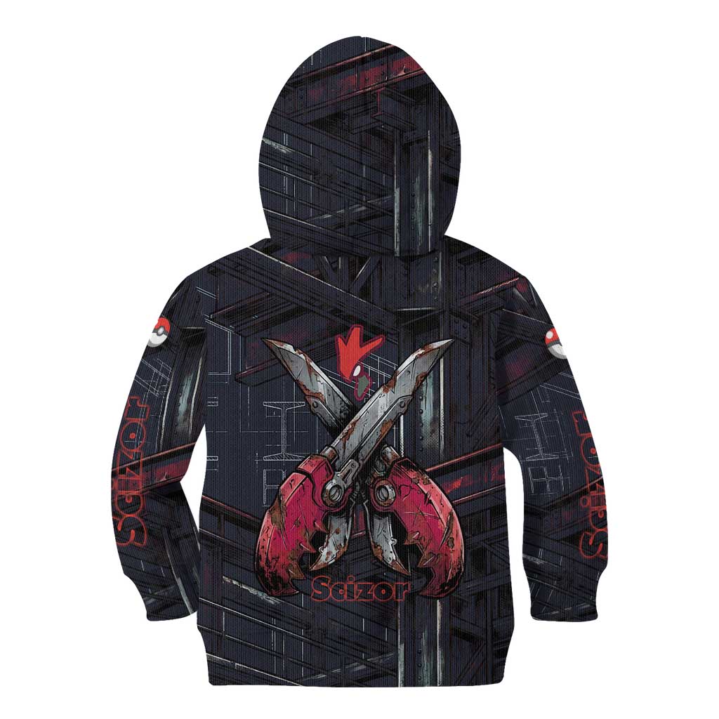 Scizor Battle Armor Kid Hoodie Scizor’s Domain - Claws of Precision