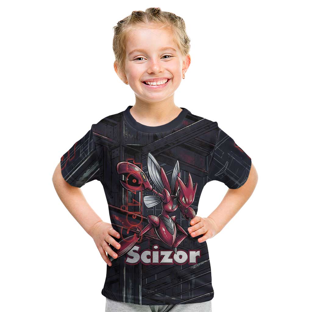 Scizor Battle Armor Kid T Shirt Scizor’s Domain - Claws of Precision