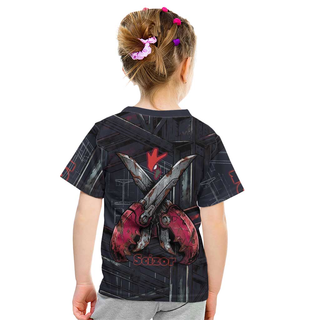 Scizor Battle Armor Kid T Shirt Scizor’s Domain - Claws of Precision
