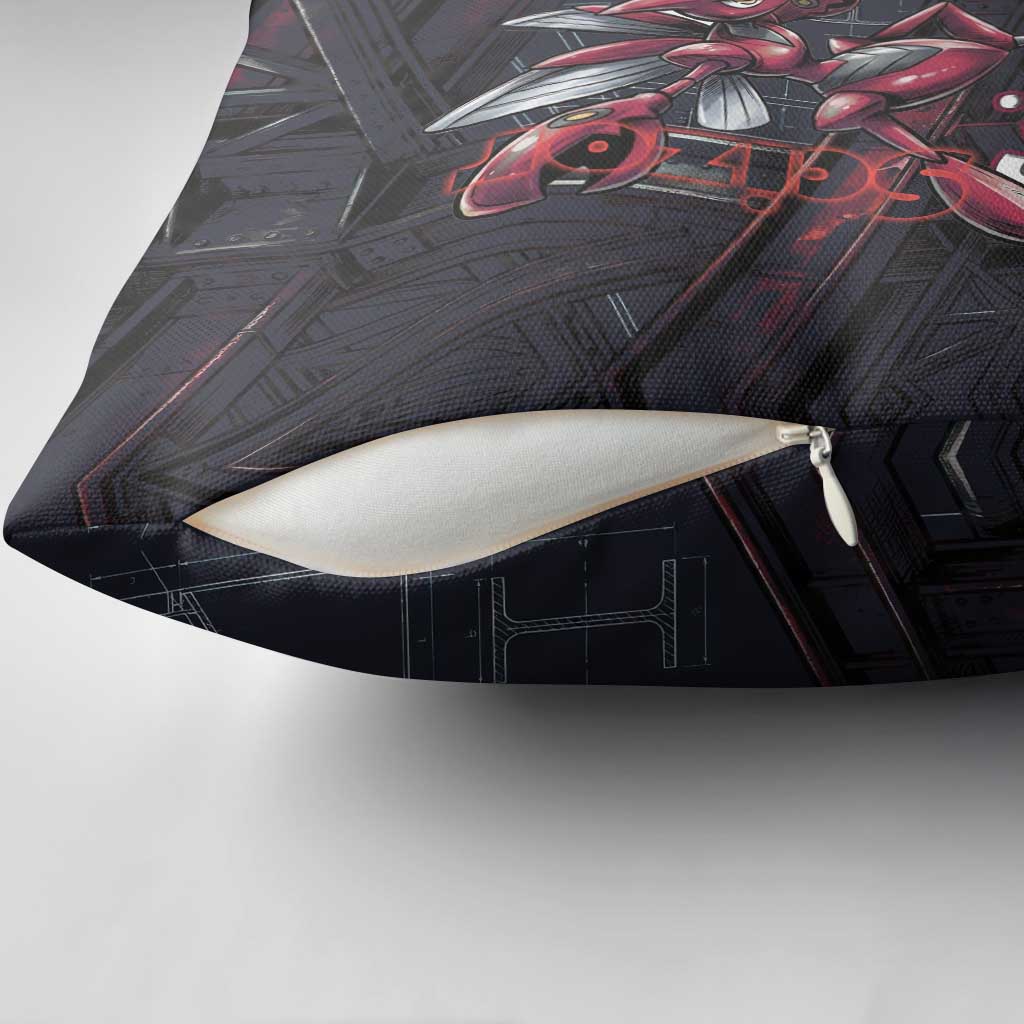 Scizor Battle Armor Pillow Cover Scizor’s Domain - Claws of Precision