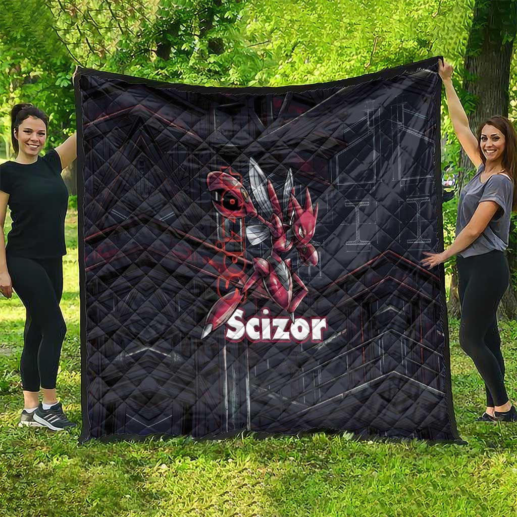 Scizor Battle Armor Quilt Scizor’s Domain - Claws of Precision