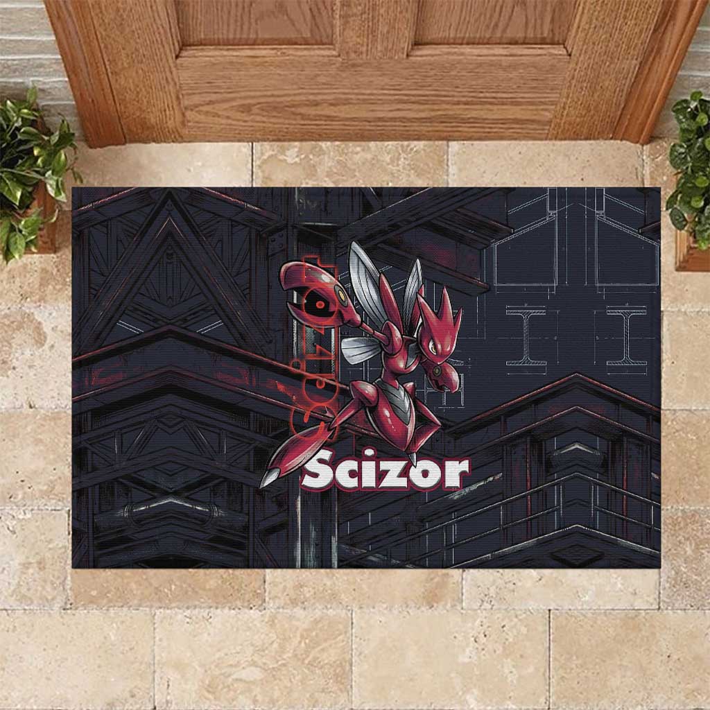 Scizor Battle Armor Rubber Doormat Scizor’s Domain - Claws of Precision