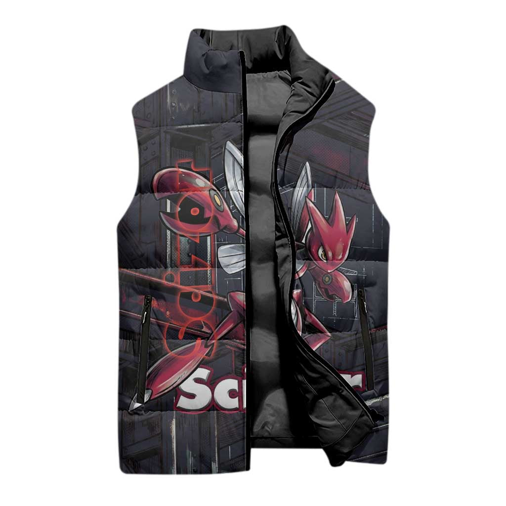 Scizor Battle Armor Sleeveless Puffer Jacket Scizor’s Domain - Claws of Precision