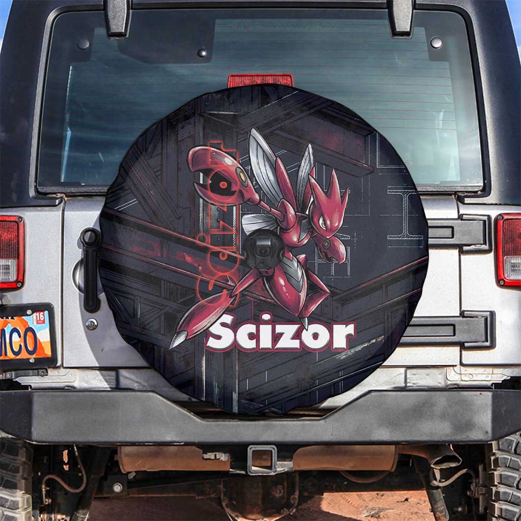 Scizor Battle Armor Spare Tire Cover Scizor’s Domain - Claws of Precision