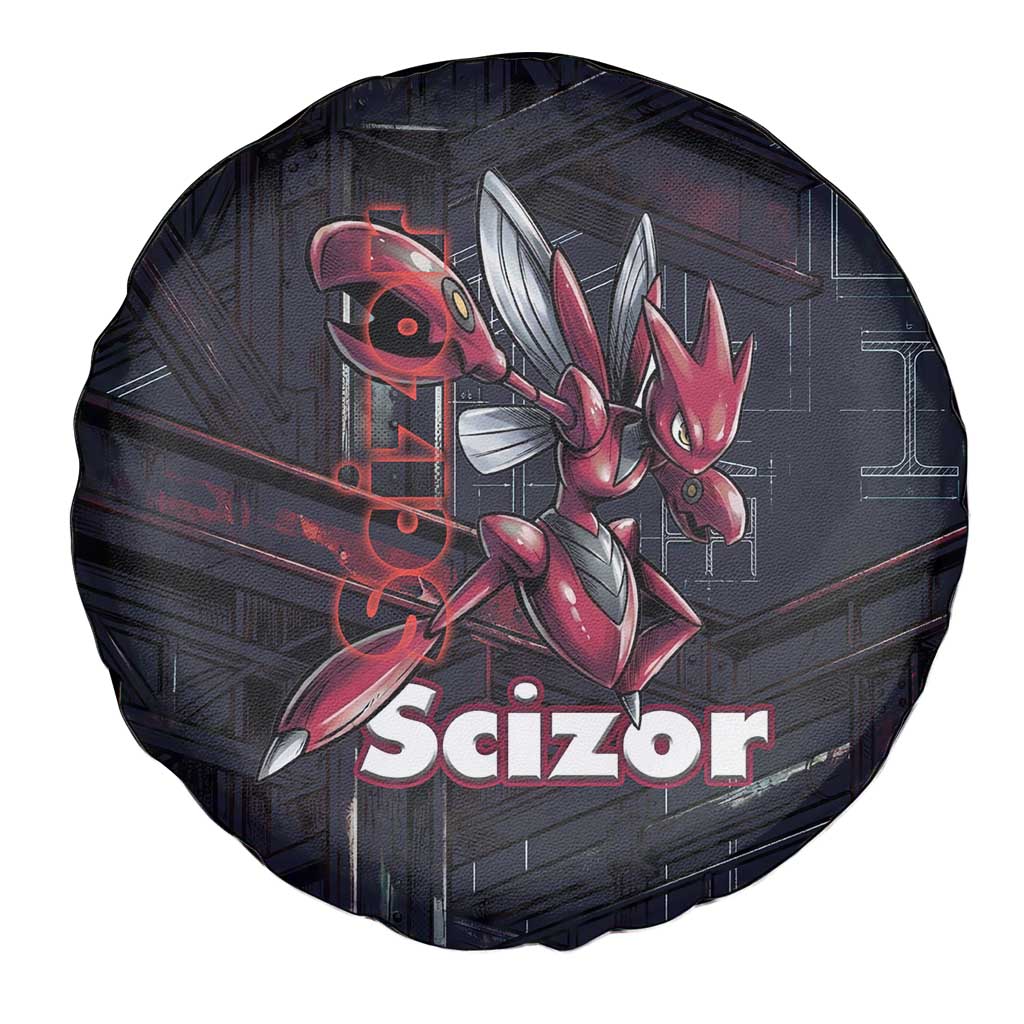 Scizor Battle Armor Spare Tire Cover Scizor’s Domain - Claws of Precision