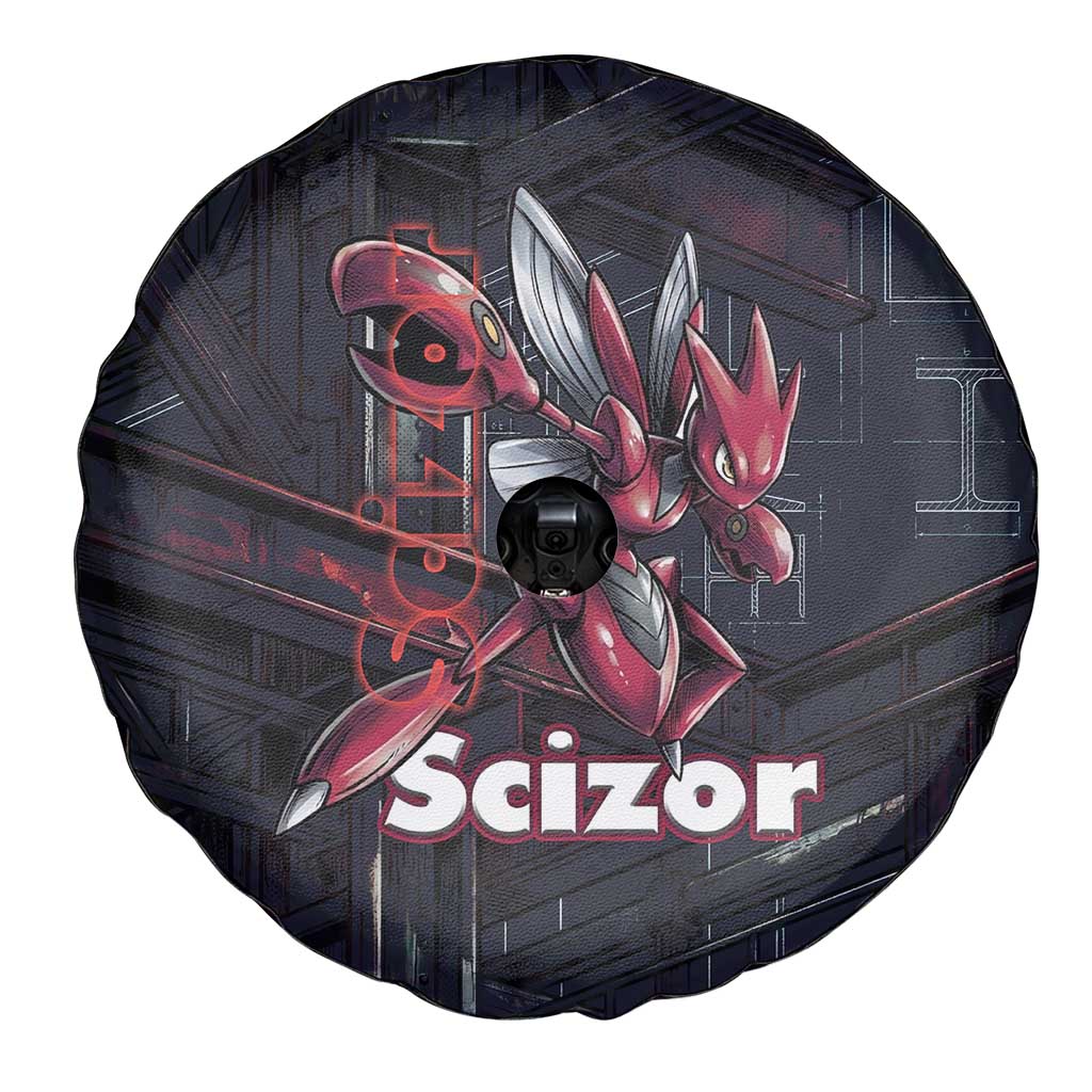 Scizor Battle Armor Spare Tire Cover Scizor’s Domain - Claws of Precision