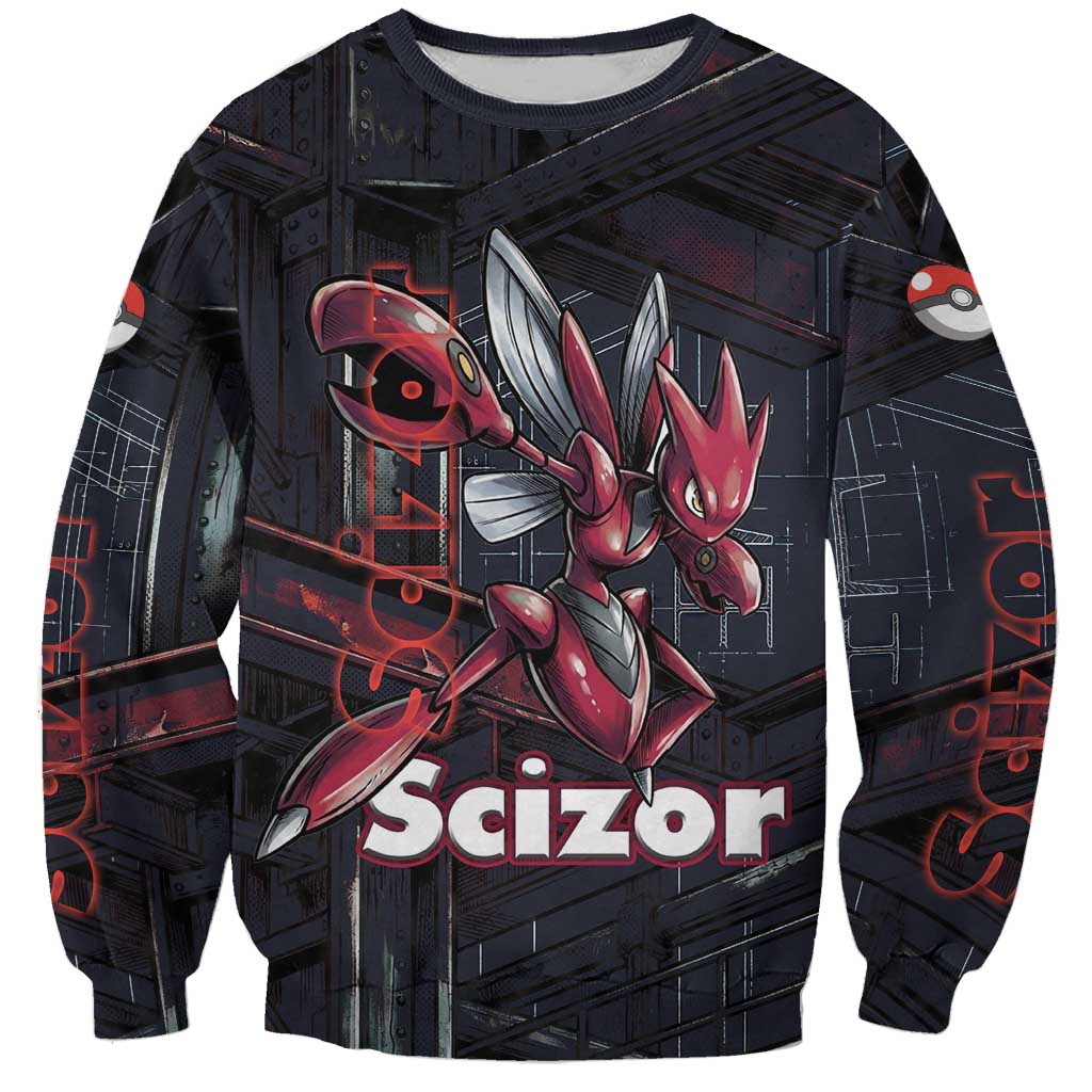 Scizor Battle Armor Sweatshirt Scizor’s Domain - Claws of Precision