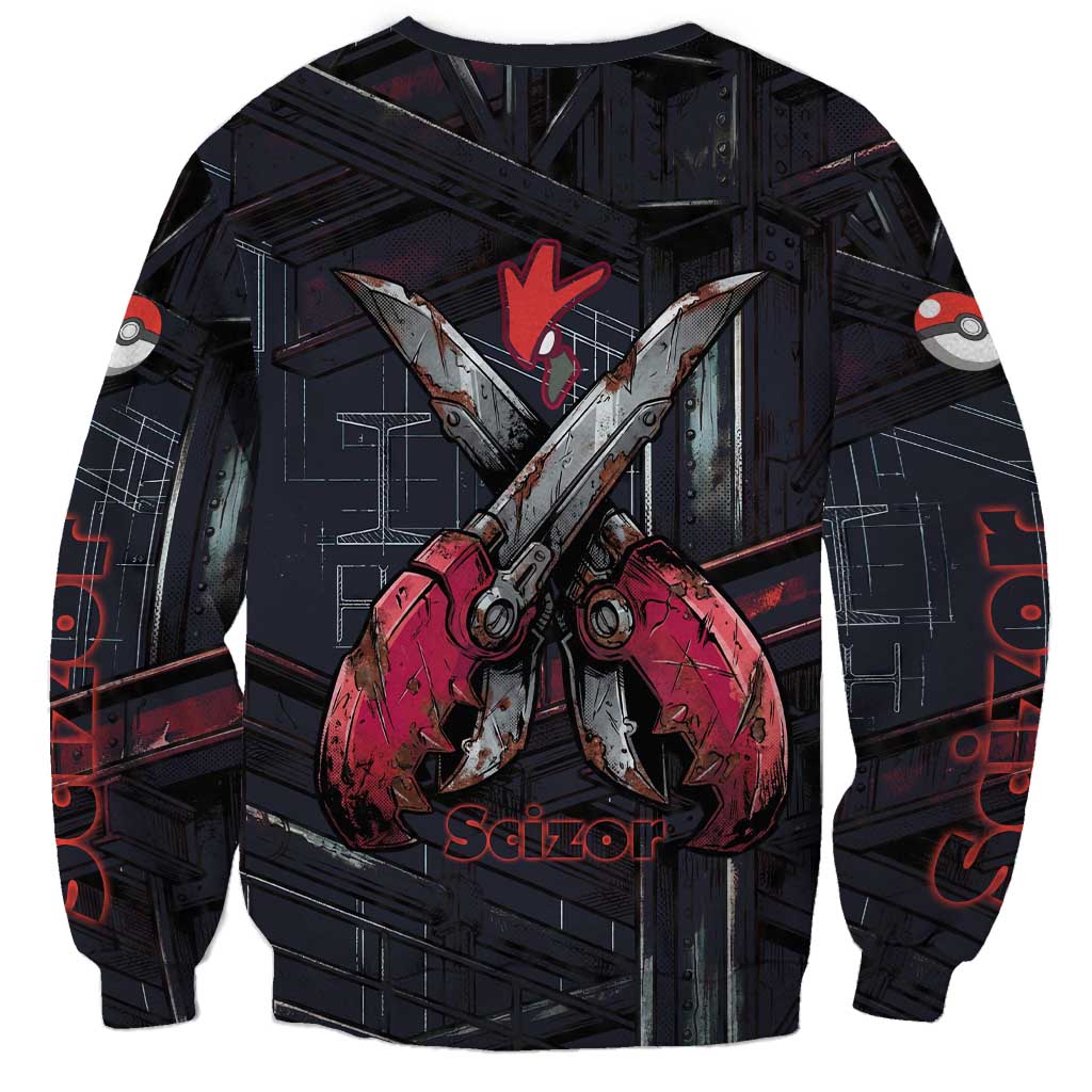 Scizor Battle Armor Sweatshirt Scizor’s Domain - Claws of Precision