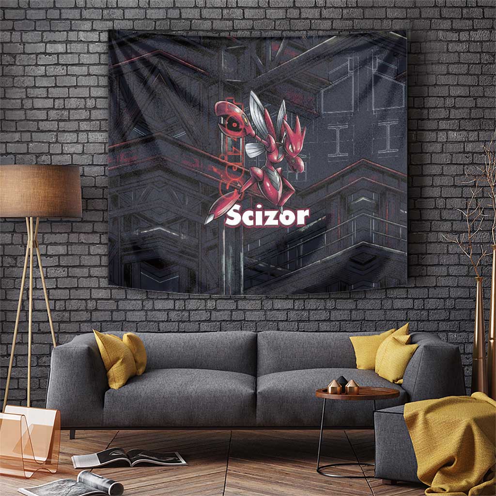 Scizor Battle Armor Tapestry Scizor’s Domain - Claws of Precision