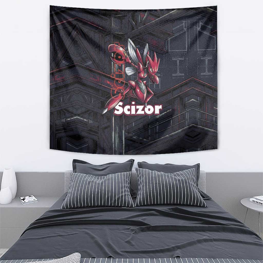 Scizor Battle Armor Tapestry Scizor’s Domain - Claws of Precision