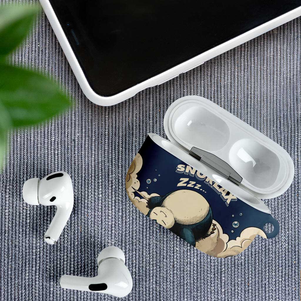 Snorlax Sleeping Cloud AirPods Case Snorlax Zzz... Peace in Every Puff of Sleep