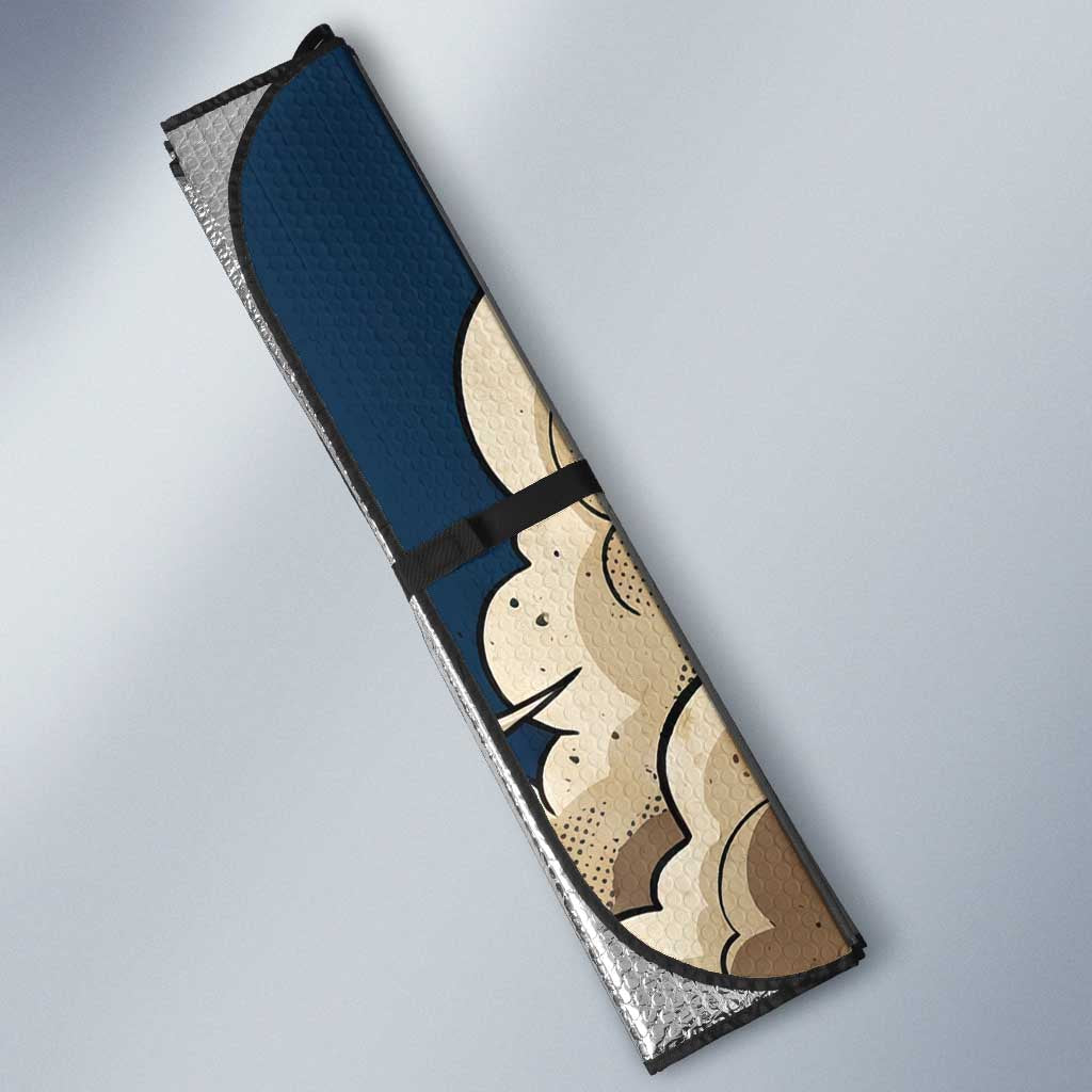 Snorlax Sleeping Cloud Auto Sun Shade Snorlax Zzz... Peace in Every Puff of Sleep