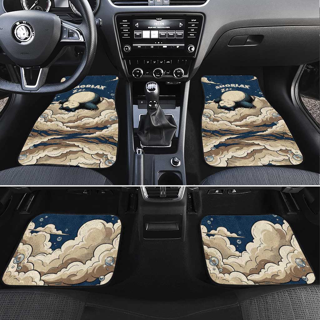 Snorlax Sleeping Cloud Car Mats Snorlax Zzz... Peace in Every Puff of Sleep