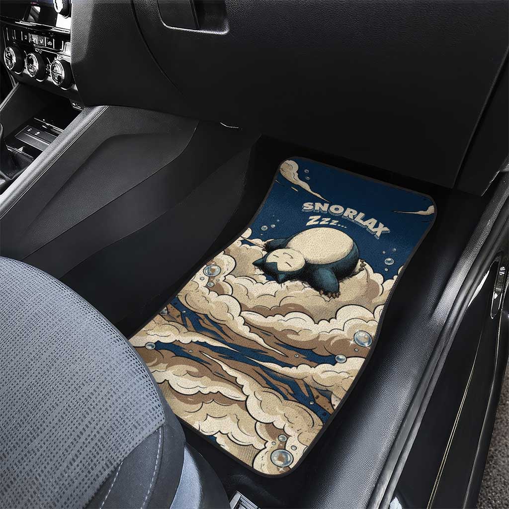 Snorlax Sleeping Cloud Car Mats Snorlax Zzz... Peace in Every Puff of Sleep