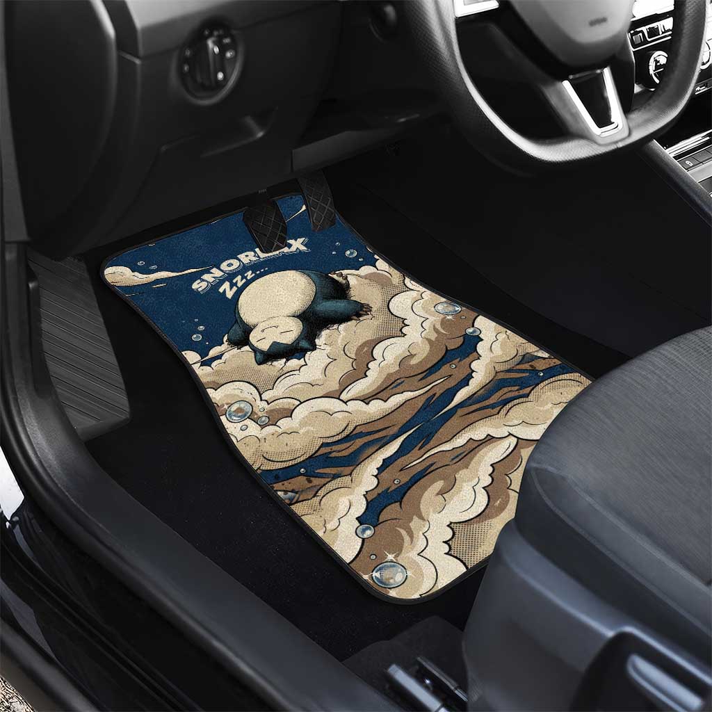 Snorlax Sleeping Cloud Car Mats Snorlax Zzz... Peace in Every Puff of Sleep
