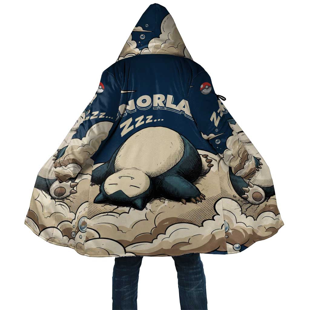 Snorlax Sleeping Cloud Cloak Snorlax Zzz... Peace in Every Puff of Sleep