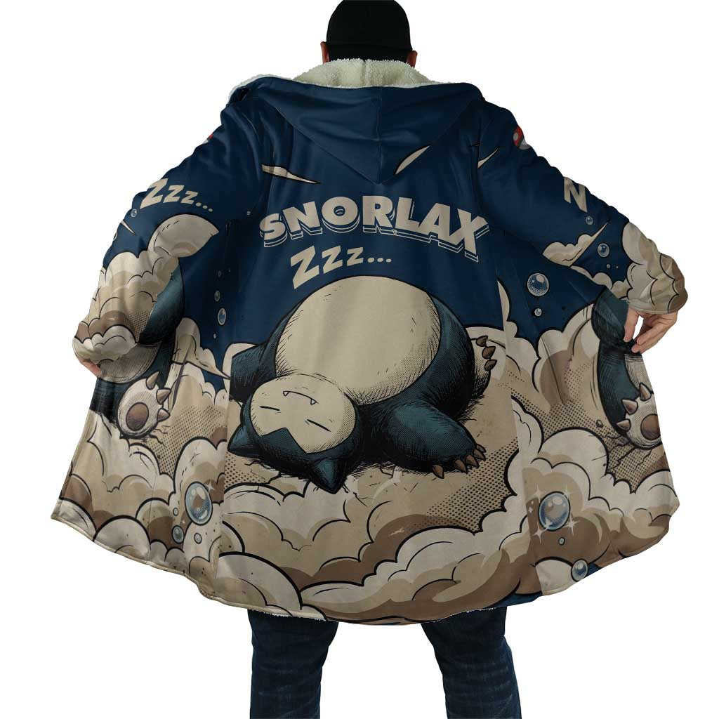 Snorlax Sleeping Cloud Cloak Snorlax Zzz... Peace in Every Puff of Sleep