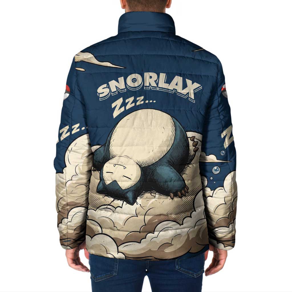 Snorlax Sleeping Cloud Padded Jacket Snorlax Zzz... Peace in Every Puff of Sleep