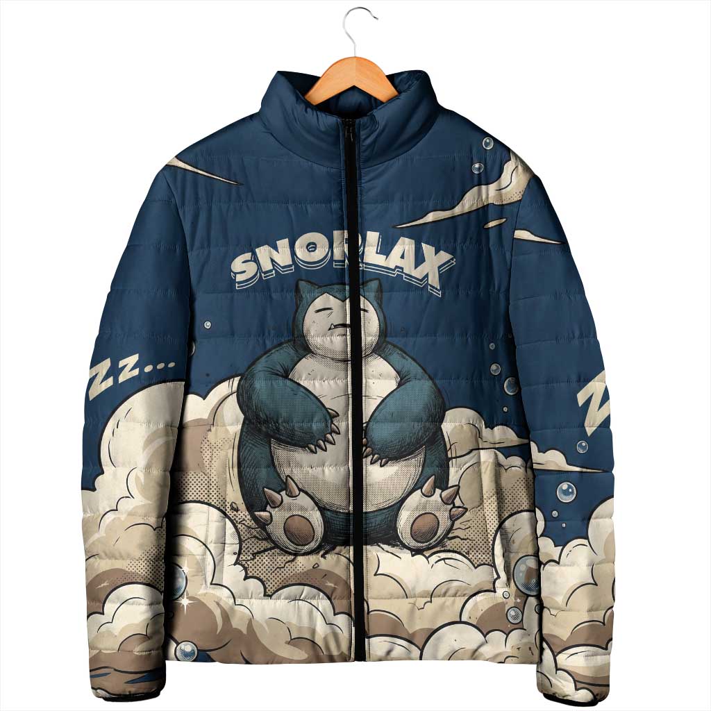Snorlax Sleeping Cloud Padded Jacket Snorlax Zzz... Peace in Every Puff of Sleep