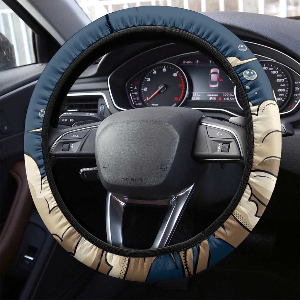 Snorlax Sleeping Cloud Steering Wheel Cover Snorlax Zzz... Peace in Every Puff of Sleep