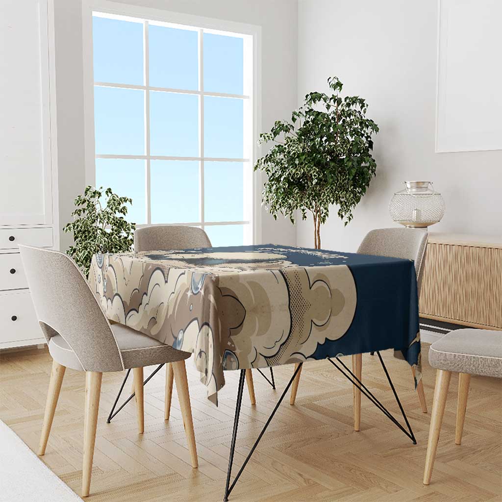 Snorlax Sleeping Cloud Tablecloth Snorlax Zzz... Peace in Every Puff of Sleep