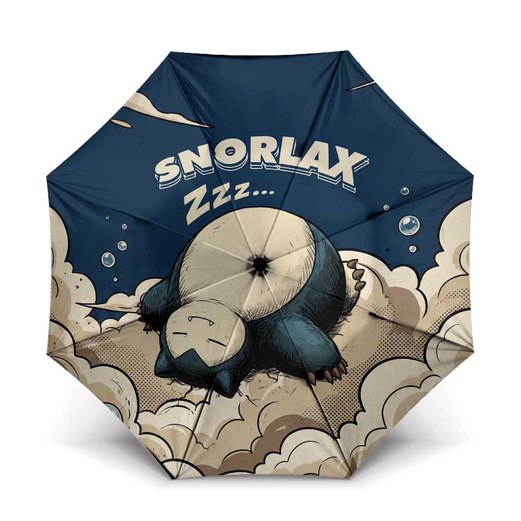 Snorlax Sleeping Cloud Umbrella Snorlax Zzz... Peace in Every Puff of Sleep