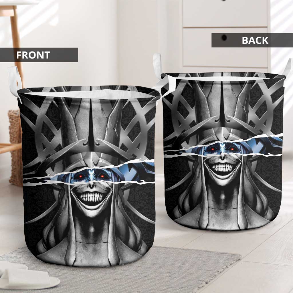 Statue of God Solo Leveling Laundry Basket Dark Surreal Gothic Style
