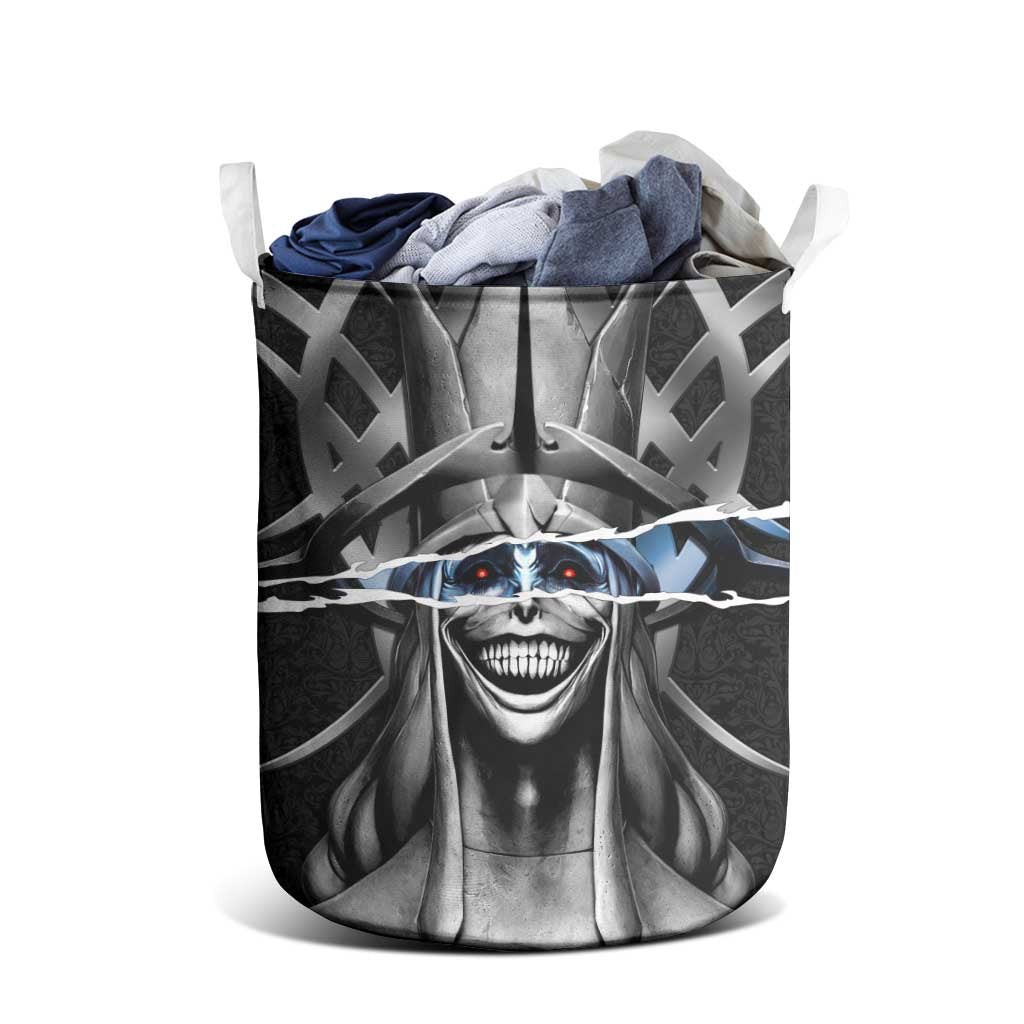 Statue of God Solo Leveling Laundry Basket Dark Surreal Gothic Style
