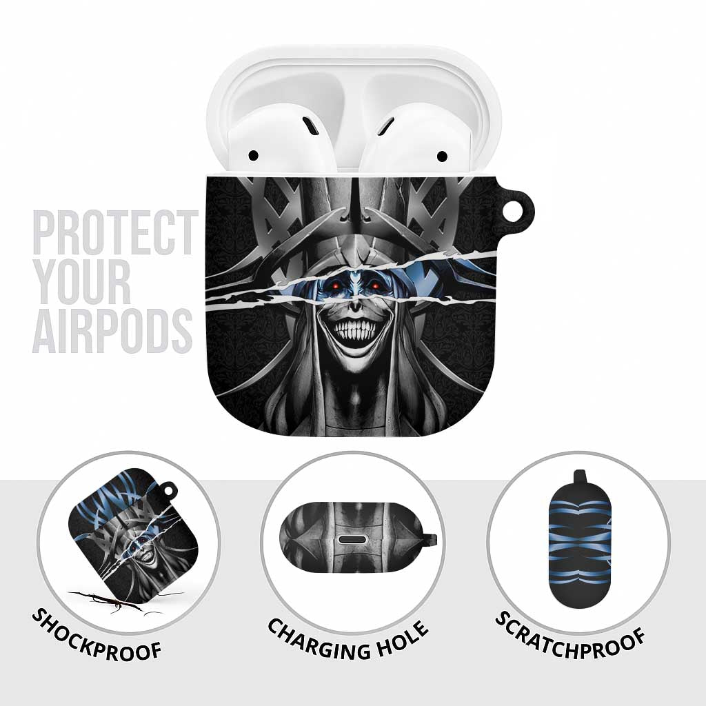Statue of God Solo Leveling AirPods Case Dark Surreal Gothic Style