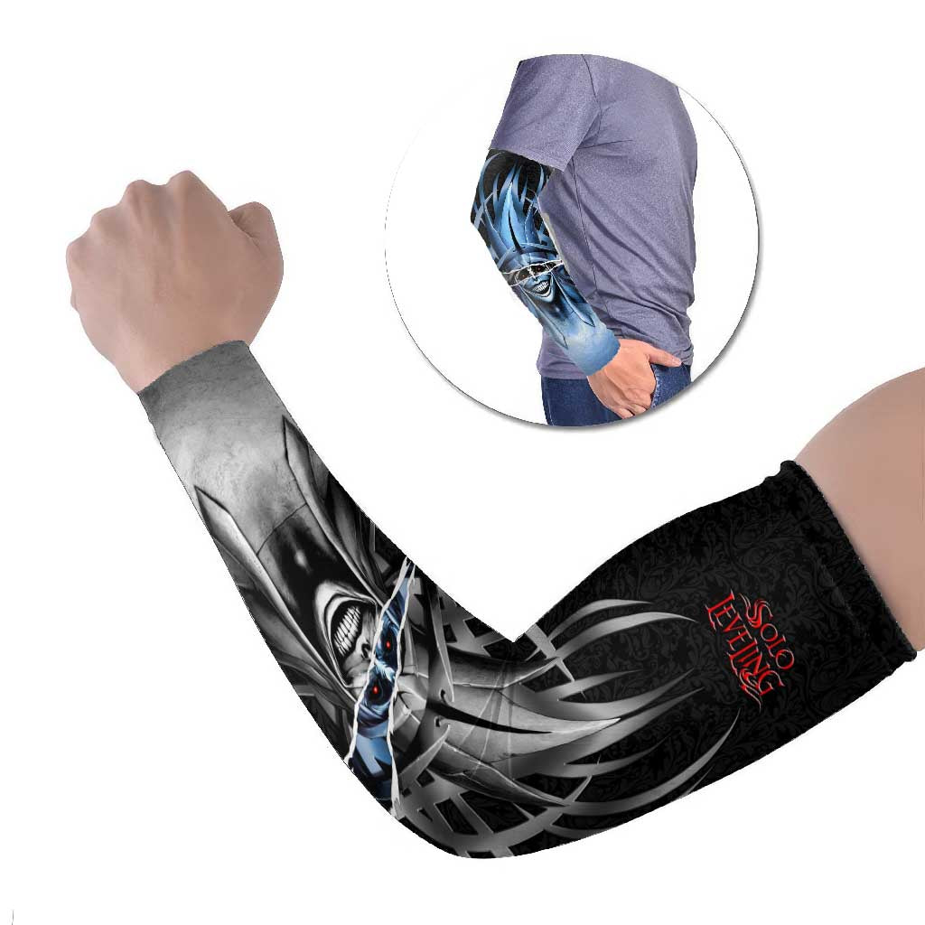 Statue of God Solo Leveling Arm Sleeves Dark Surreal Gothic Style