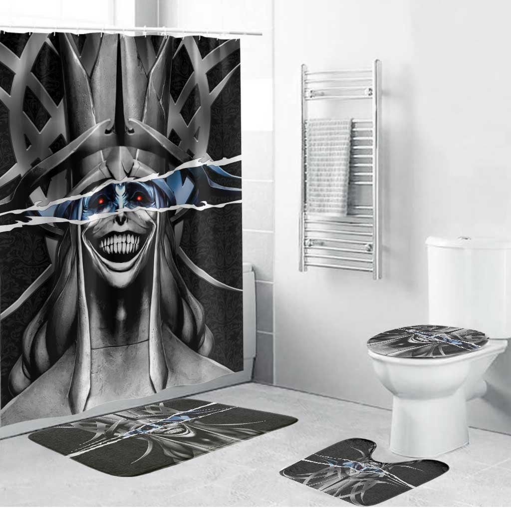 Statue of God Solo Leveling Bathroom Set Dark Surreal Gothic Style