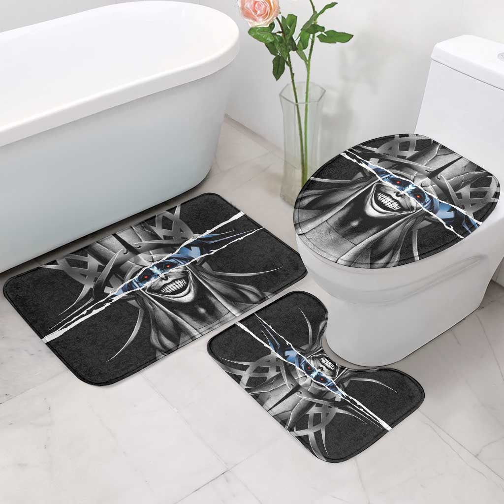 Statue of God Solo Leveling Bathroom Set Dark Surreal Gothic Style
