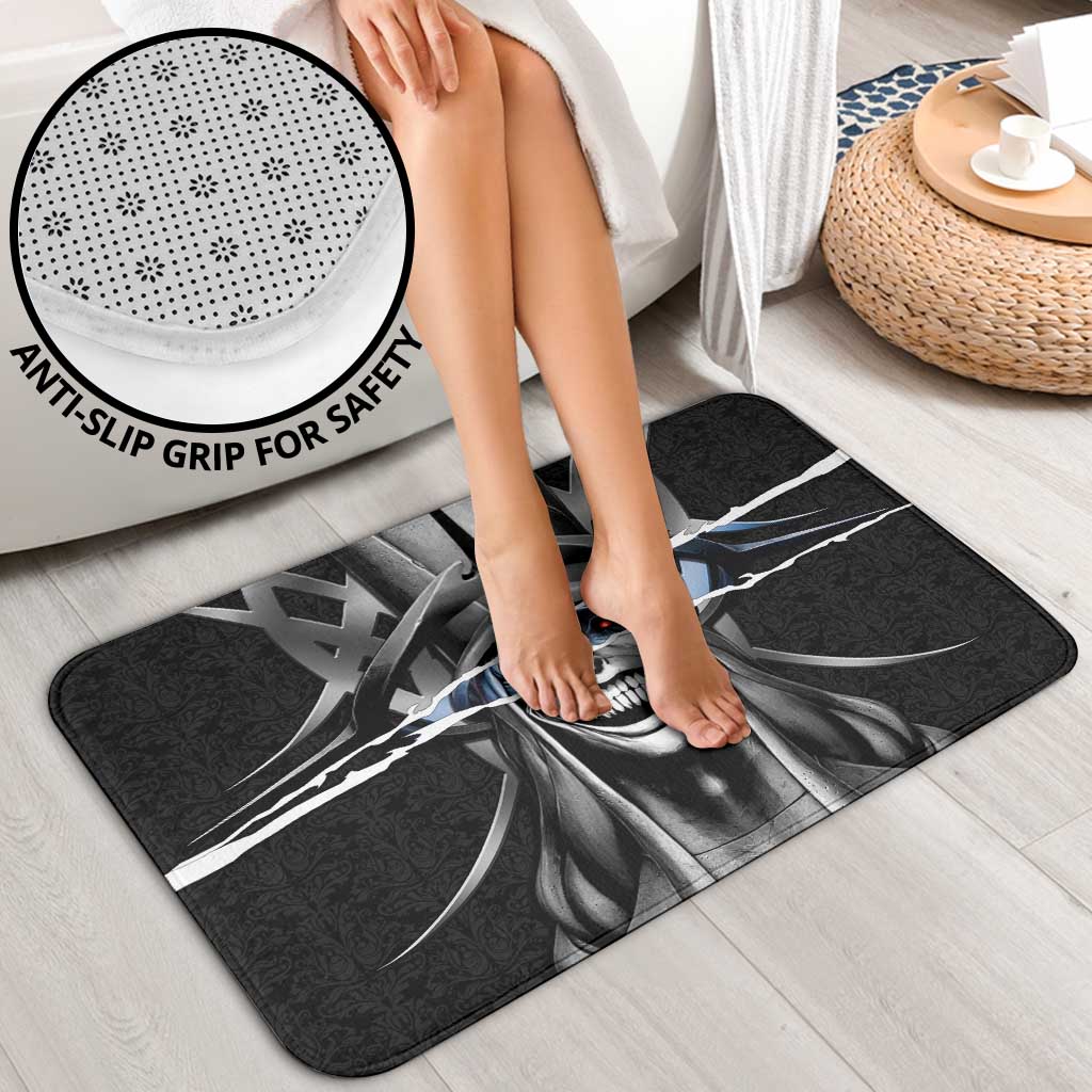 Statue of God Solo Leveling Bathroom Set Dark Surreal Gothic Style