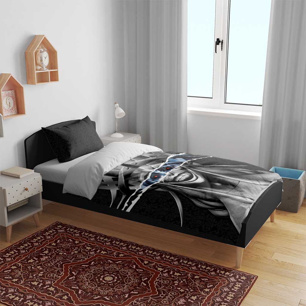Statue of God Solo Leveling Bedding Set Dark Surreal Gothic Style