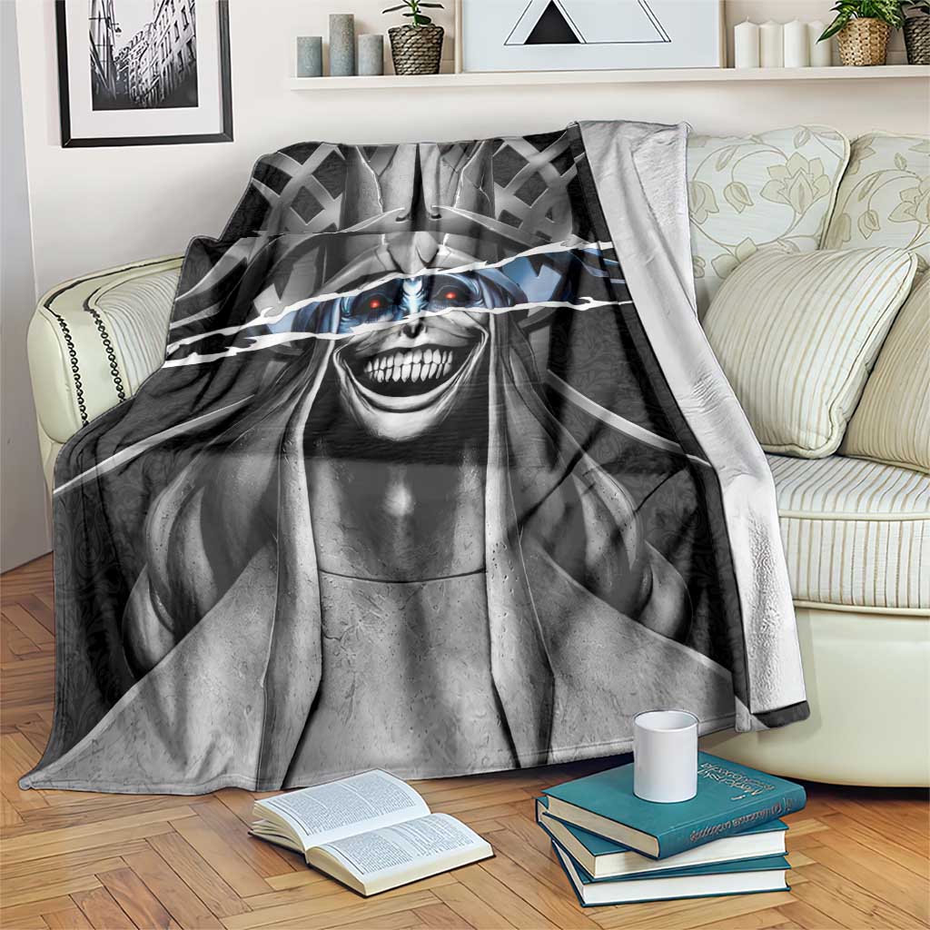 Statue of God Solo Leveling Blanket Dark Surreal Gothic Style
